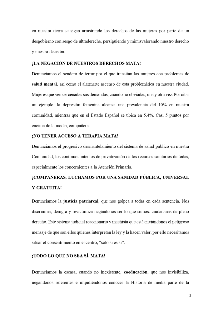 Salamanca clama por la igualdad, la libertad y los derechos para todas | Imagen 3