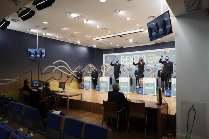 Foto de la pasada edición del Sorteo de la Lotería del Niño. Foto: EP